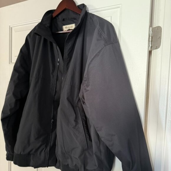 Madewell Other - Madewell Black Windbreaker Jacket L